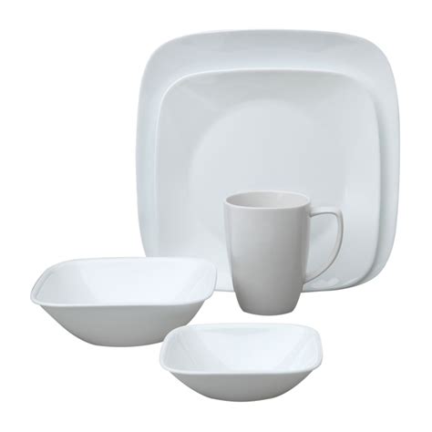 corelle square white dishes|corelle square dishes on sale.